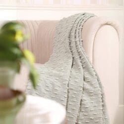 Light Green Textured Throw - Image 2
